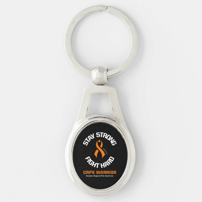 STAY STRONG FIGHT HARD...CRPS KEYCHAIN (Front)