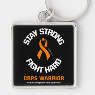 STAY STRONG FIGHT HARD...CRPS KEYCHAIN