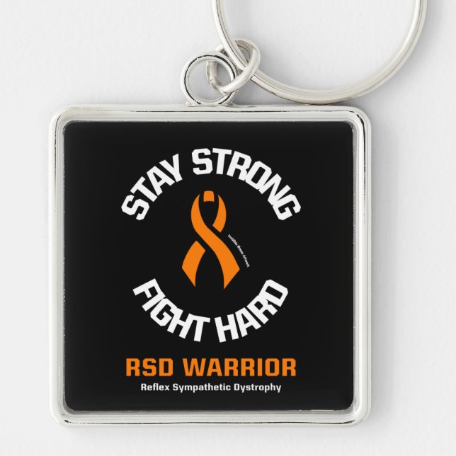 STAY STRONG FIGHT HARD...RSD KEYCHAIN (Front)