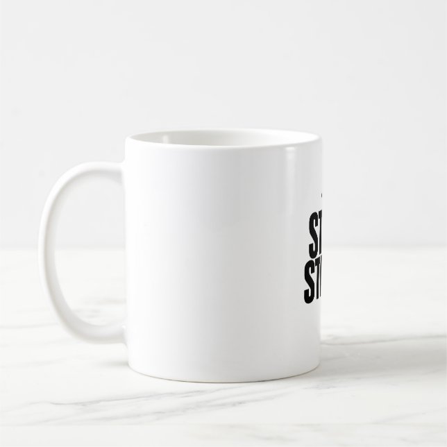 Stay Strong Fist Icon Mug (Left)