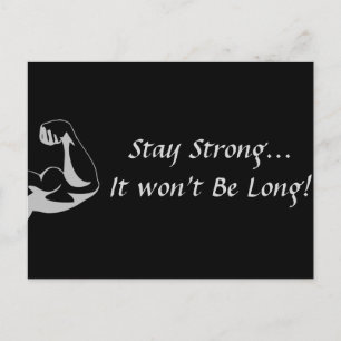 Stay Strong Postcard
