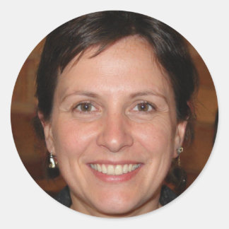 Stay Strong, Stay Positive Classic Round Sticker