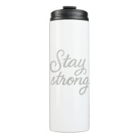 Stay Strong   Tri-Blend Shirt Two-Tone Coffee Mug