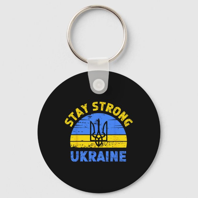 Stay Strong Ukraine1  Keychain (Front)