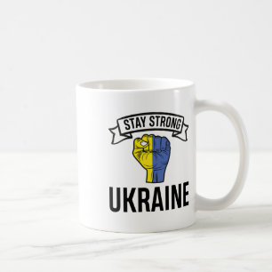 Stay Strong Ukraine - Peace - Freedom  Coffee Mug
