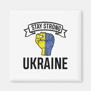 Stay Strong Ukraine - Peace - Freedom Magnet