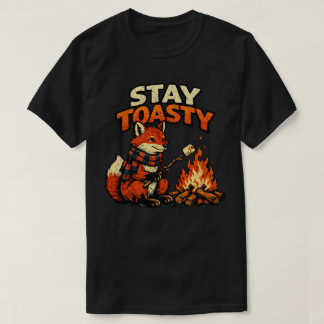 “Stay taosty   ” Clever Fox  design  T-Shirt