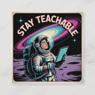 Stay Teachable Calling Card