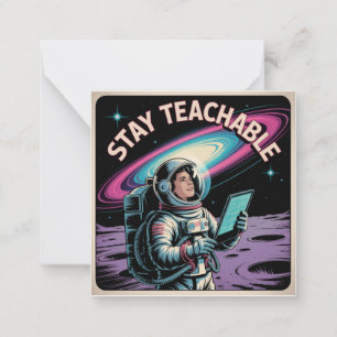 Stay Teachable Card