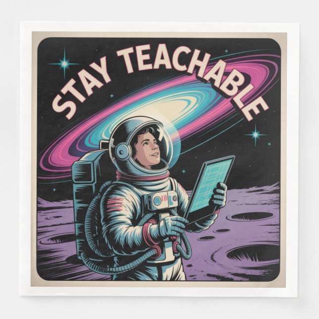 Stay Teachable Napkin (Front)