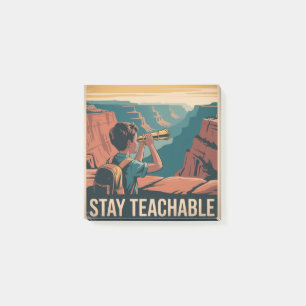Stay Teachable Post-it Notes