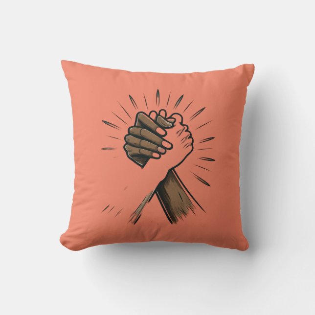 stay together  throw pillow (Front)