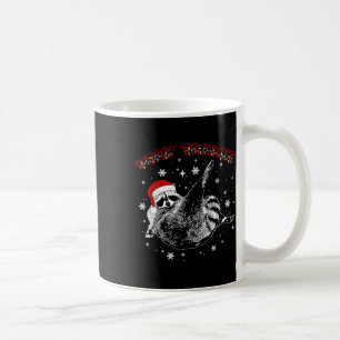 Stay Trashy Christmas Raccoon Xmas Trash Panda Rac Coffee Mug