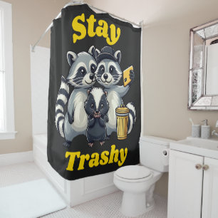 Stay Trashy Funny Raccoon, Opossum, Skunk funny