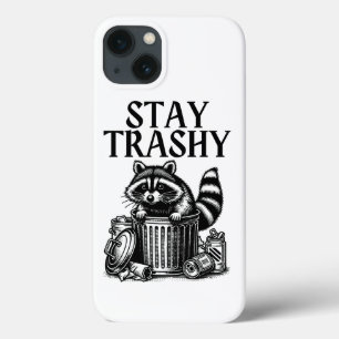 Stay Trashy Raccoon iPhone 13 Case