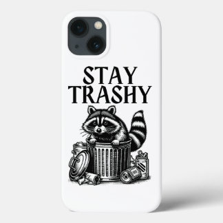 Stay Trashy Raccoon iPhone 13 Case