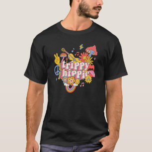 Stay Trippy Little Hippie Hippies Vintage Retro Hi T-Shirt