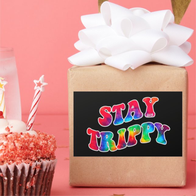 STAY TRIPPY motivational and inspirational        Sticker (Party)