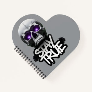 Stay True Skull Notebook