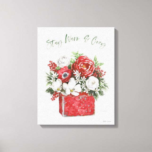 Stay Warm & Cozy Canvas Print (Front)