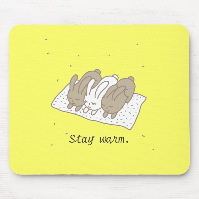 Stay warm mouse pad (Front)