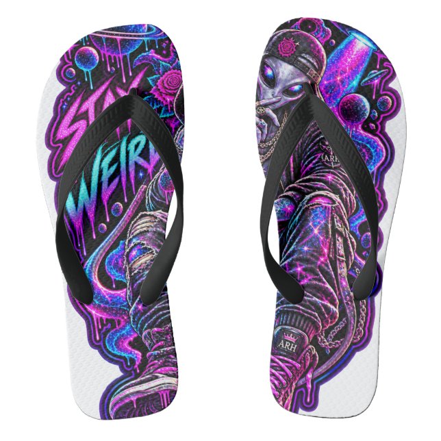 Stay weird - ARH Flip Flops (Footbed)