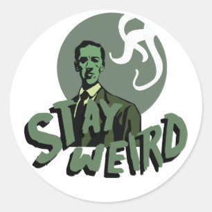 Stay Weird Classic Round Sticker
