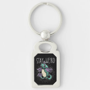 Stay Weird Keychain