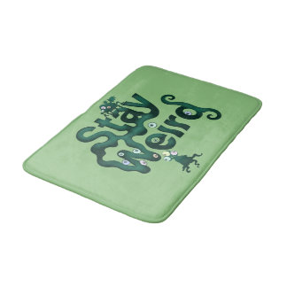 Stay Weird Monster Bath Mat