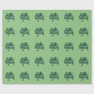Stay Weird Monster Wrapping Paper