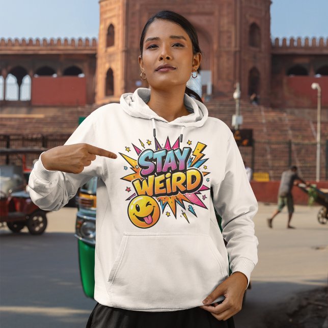 Stay Weird Pop Art Burst T-Shirt (Creator Uploaded)