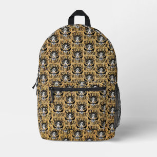Stay Weird Printed Backpack