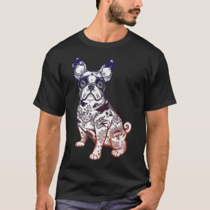 Stay Weird - Vintage French Bulldog Tattoo Pet Lov T-Shirt