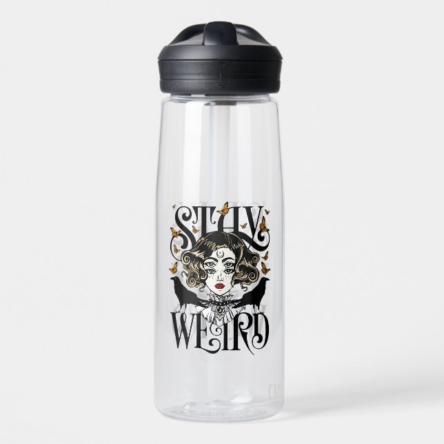 Stay Weird Water Bottle (Front)