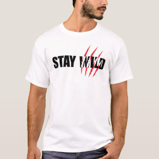 Stay Wild Adventure Nature Quote T-Shirt