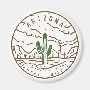 Stay Wild Arizona Magnet