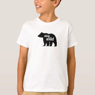 Stay Wild Bear Silhouette T-Shirt