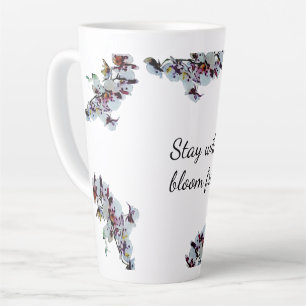 Stay Wild, Bloom Free – Orchid Latte Mug