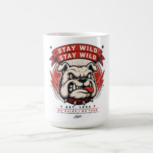 Stay Wild Bulldog T-Shirt Coffee Mug