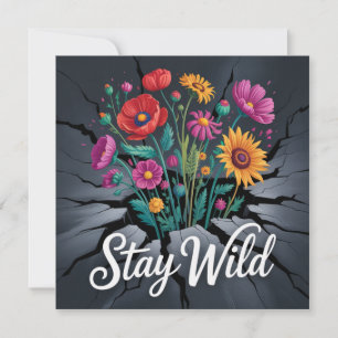 Stay Wild Holiday Card
