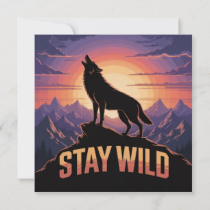Stay Wild Holiday Card