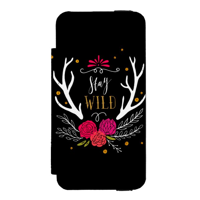 Stay Wild Incipio iPhone Wallet Case (Folio Front)