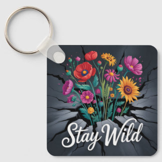 Stay Wild Keychain