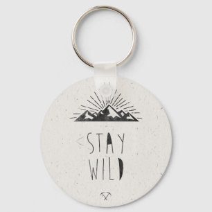 STAY WILD KEYCHAIN