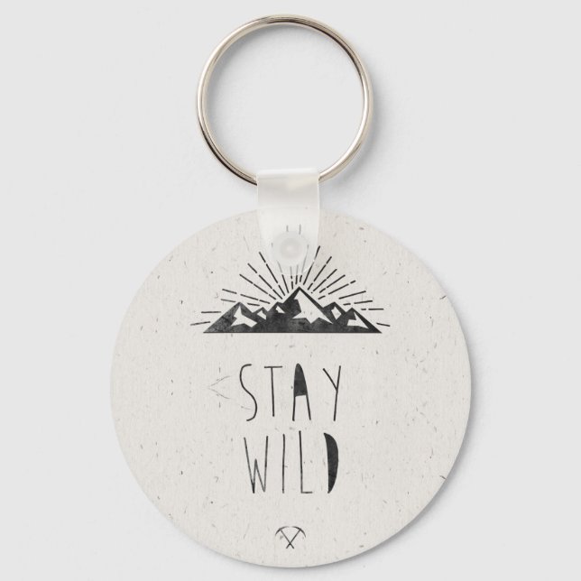STAY WILD KEYCHAIN (Front)