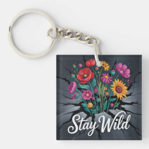 Stay Wild Keychain