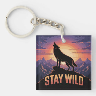 Stay Wild Keychain