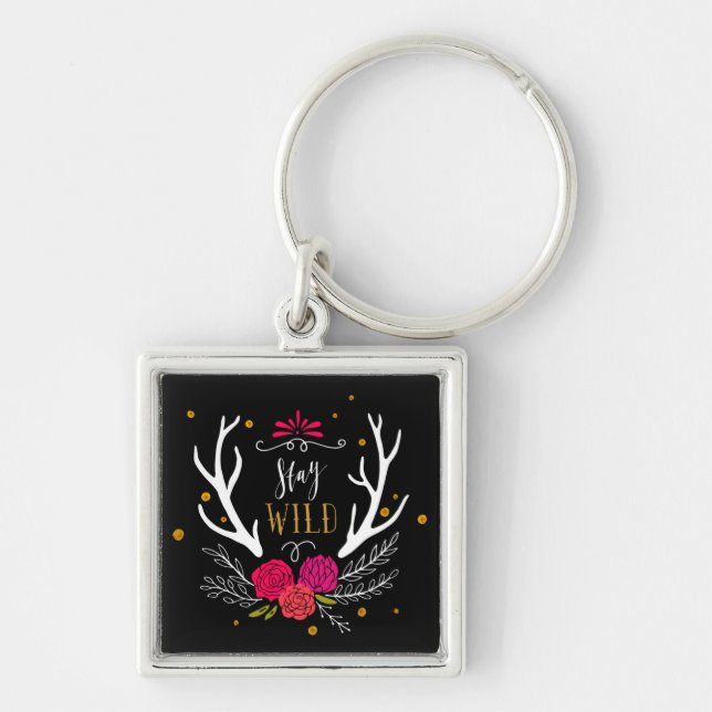 Stay Wild Keychain (Front)