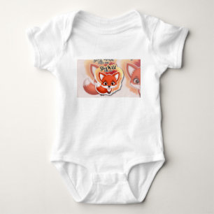 Stay Wild Little One – Cute Fox Design Baby Bodysuit