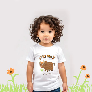 Stay Wild Little Yak Baby T-Shirt